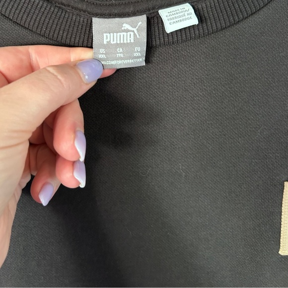 Puma Black Pullover Sweatshirt Women’s XXL - Picture 8 of 14